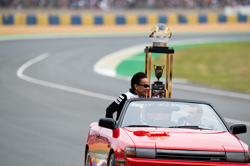 Illustration for article titled Toyota Found This Old Celica Convertible to Haul the Le Mans Trophy and It Rules (Updated)
